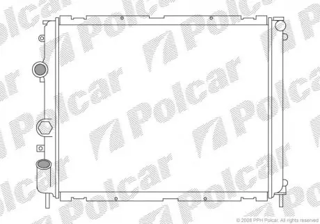 Радиатор охлаждения Polcar 6015083