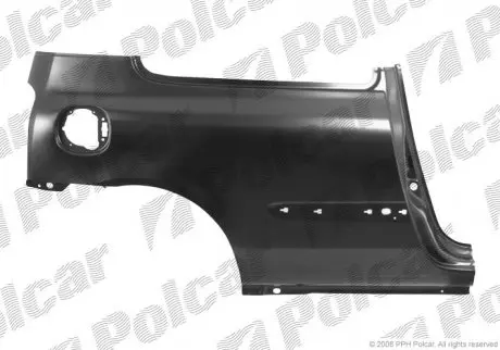 Крило заднє Polcar 601584