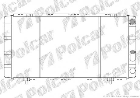 Радиатор охлаждения Polcar 6021083