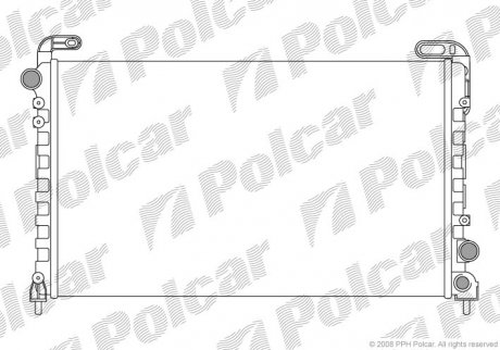 Радиатор охлаждения Polcar 6033081