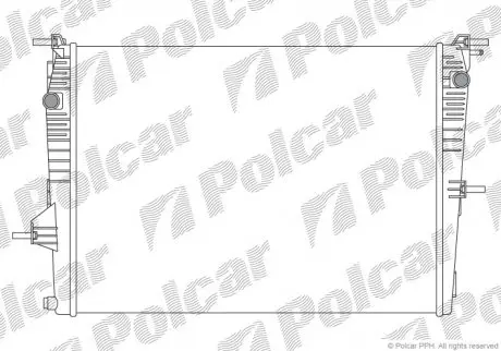 Радіатор охолодження Polcar 6035081X