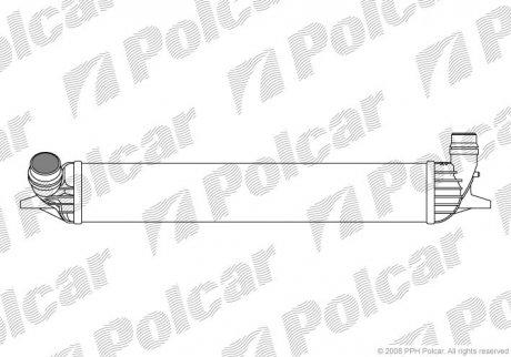 Радіатор повітря (інтеркулер) Polcar 6039J81