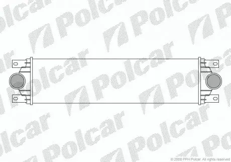 Радиатор воздуха (интеркулер) Polcar 6041J81
