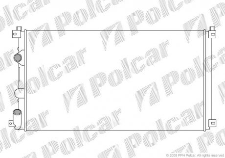 Радиатор Polcar 604208A3