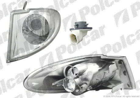 Покажчик поворота передній | REN. ESPACE III, 01- Polcar 605119E