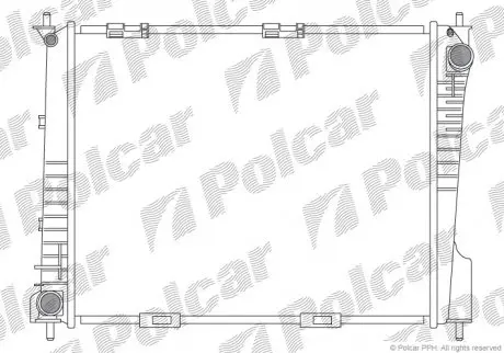 Радиатор охлаждения Polcar 6055082