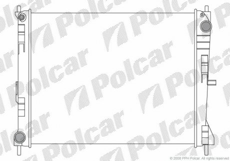 Радиатор охлаждения Polcar 6056081