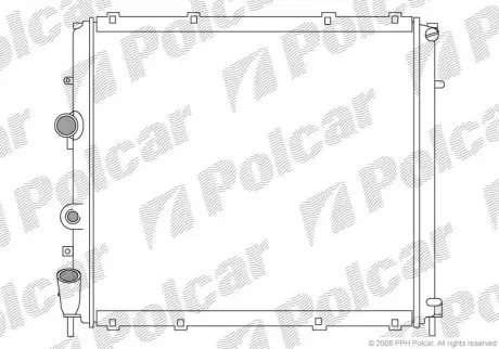 Радиатор охлаждения Polcar 6060083