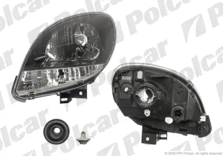 Фара основна | RENAULT KANGOO II Polcar 6061102E