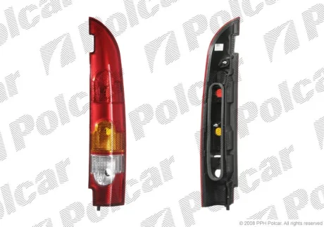 Фонарь задний | RENAULT KANGOO II Polcar 6061881V