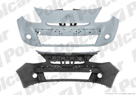 Бампер передній Polcar 606407