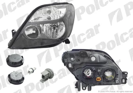 Фара основна | RENAULT SCENIC, 99- Polcar 6070101E