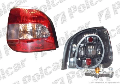 Фонарь задний | RENAULT SCENIC, 99- Polcar 607087E