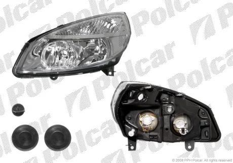 Фара основна | RENAULT SCENIC, 03- Polcar 6071090E