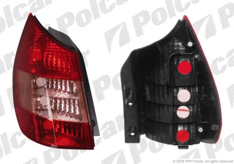 Ліхтар задній | RENAULT SCENIC, 03- Polcar 607187E