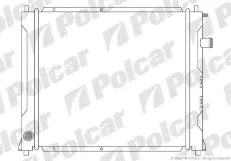 Радиатор охлаждения Polcar 6320081