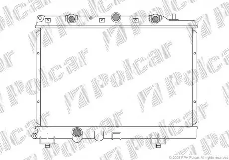 Радиатор охлаждения Polcar 6320082