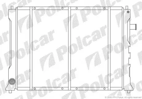Радиатор охлаждения Polcar 6340081