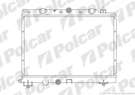 Радіатор охолодження Polcar 6340082