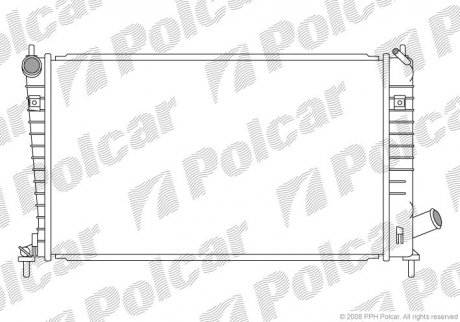 Радіатор охолодження Polcar 6523081