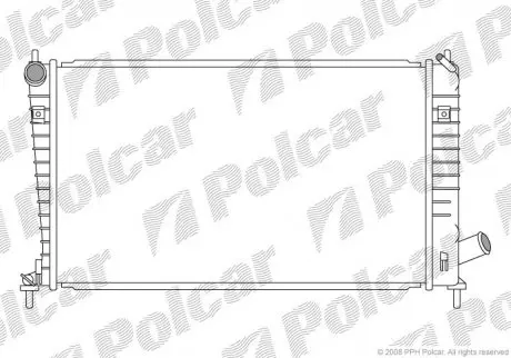 Радиатор охлаждения Polcar 6523081