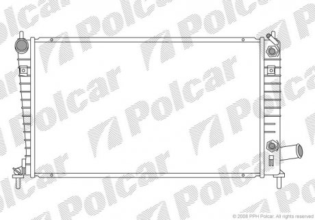 Радіатор охолодження Polcar 6523085 (фото 1)