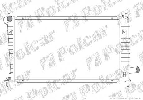 Радіатор охолодження Polcar 6524082 (фото 1)