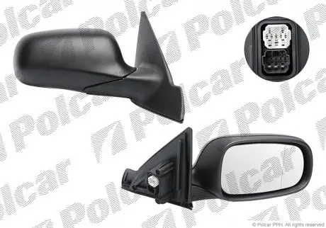 Зеркало наружное Polcar 6530513M