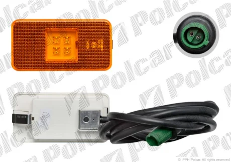 Покажчик повороту боковой | SCANIA M114, 96- Polcar 6603195E