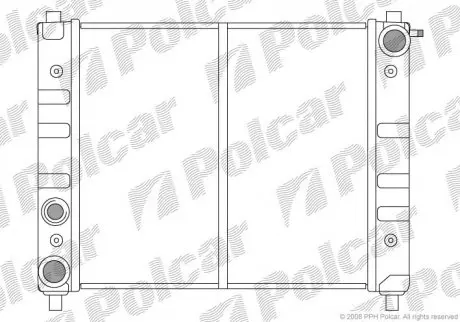 Радиатор охлаждения Polcar 6711080