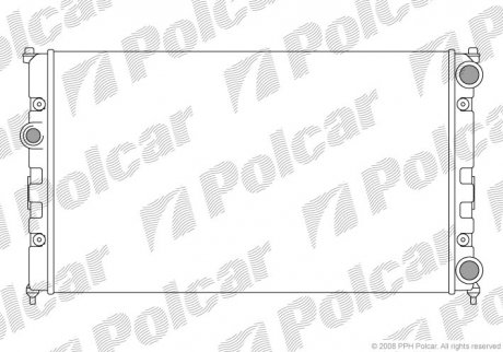 Радиатор охлаждения Polcar 6713083