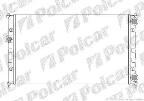 Радиатор охлаждения Polcar 6713083