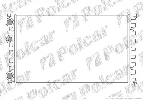 Радиатор охлаждения Polcar 6713086
