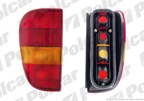 Ліхтар задній | SEAT INCA, 95- Polcar 6713872E