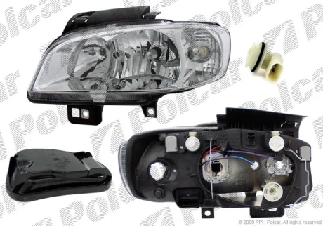 Фара основная | SEAT IBIZA/CORD.,99- Polcar 6714092E