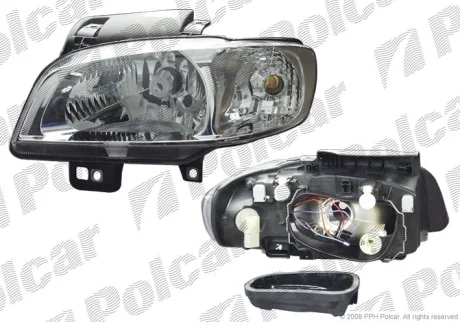 Фара основная | SEAT IBIZA/CORD.,99- Polcar 671410E
