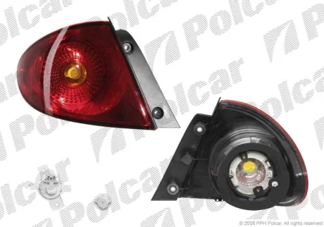 Ліхтар задній | SEAT TOLEDO III, 04- Polcar 6724881E