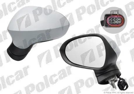 Зеркало наружное Polcar 67265291M