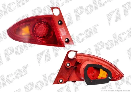 Ліхтар задній | LEON, 05- Polcar 6726882V