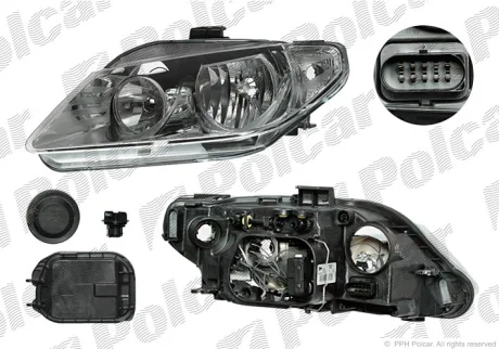Фара основная | EXEO, 10.08- Polcar 674009V