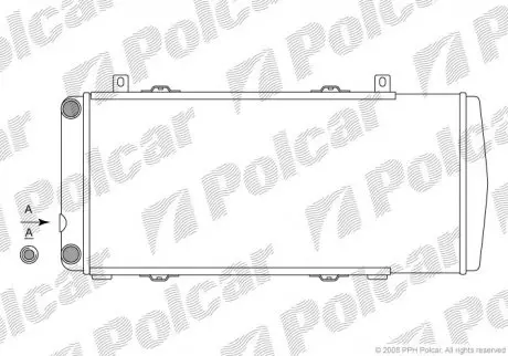 Радиатор охлаждения Polcar 6910082