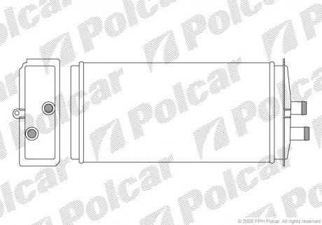 Радиатор печки Polcar 6910N81