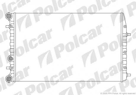 Радиатор охлаждения Polcar 6913083