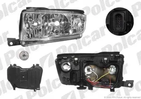 Фара передняя Polcar 6913091E