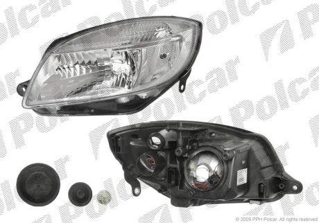 Фара основная | FABIA II, 03.07- Polcar 6915090E