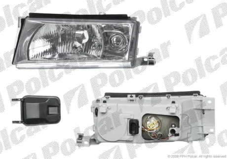 Фара основна | SKODA OCTAVIA, 01- Polcar 692110E