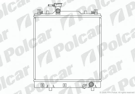 Радиатор охлаждения Polcar 7407081