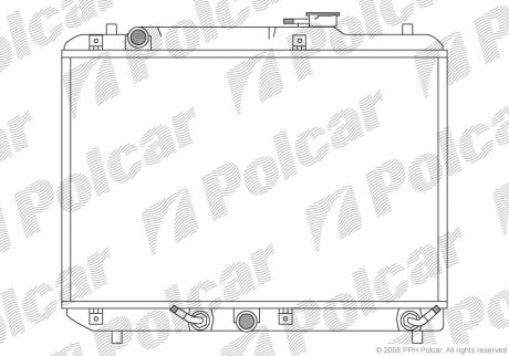 Радиатор охлаждения Polcar 7412082