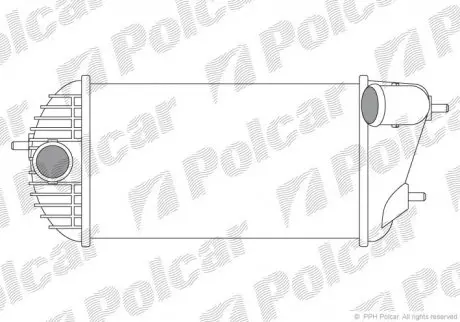 Радиатор воздуха (интеркулер) Polcar 7415J81