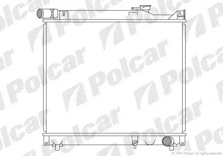 Радиатор охлаждения Polcar 7424088